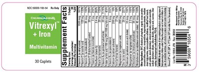Vitrexyl Plus Iron Caplet Label